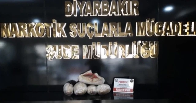 Diyarbakır’da 235 kilo uyuşturucu ele geçirildi