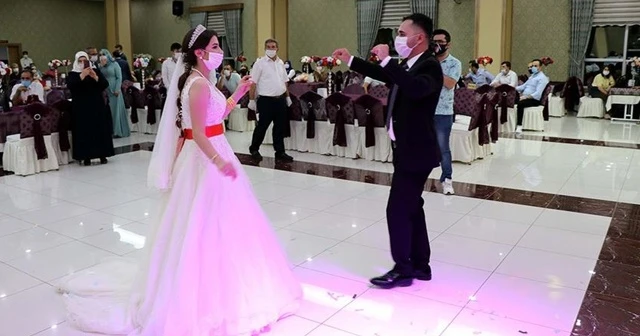 Diyarbakır ve Elazığ'da düğünler Kovid-19 tedbirleriyle yapılmaya başladı