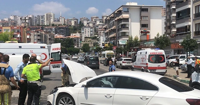Düğün çekimine giden damat kazada yaralandı