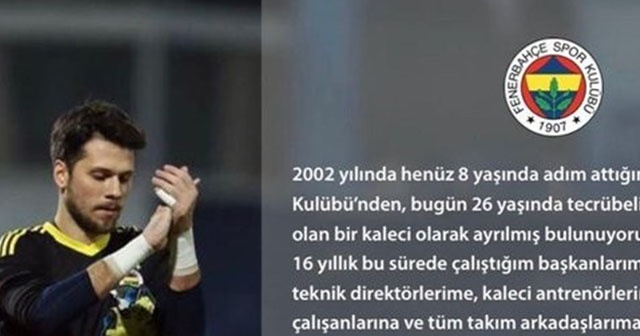 Erten Ersu, Fenerbahçe&#039;den ayrıldı