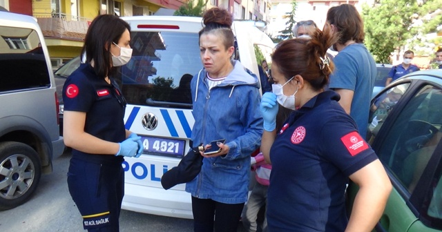 Eşi tarafından boğularak öldürülmek istenen kadını polis kurtardı