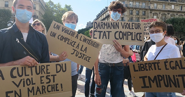 Fransa’da yeni İçişleri Bakanı ve Adalet Bakanı protesto edildi