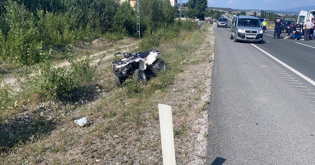 Kastamonu&#039;da otomobil ile ATV çarpıştı: 1 ağır yaralı