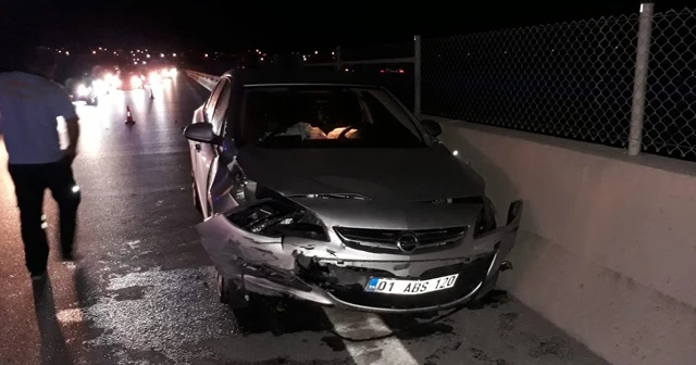 Kaza yaptı, aracını bırakıp kaçtı