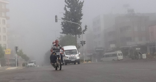 Kilis&#039;te yoğun sis etkili oldu