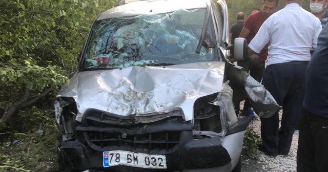 Kızılcahamam’da maddi hasarlı trafik kazası