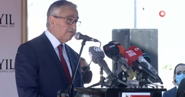 KKTC Cumhurbaşkanı Akıncı: Şehitlerimiz, Kıbrıs Türk halkı ilelebet var olsun diye canlarını verdi