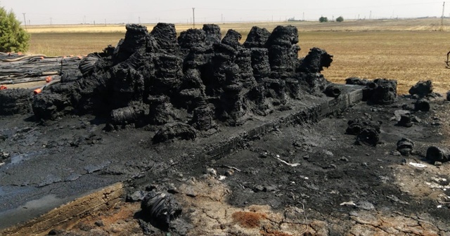 Mardin&#039;de korkutan yangın