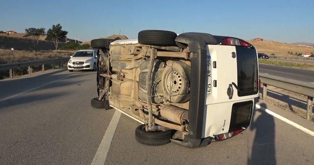 Otomobiliyle 100 metre sürüklendi, burnu bile kanamadı