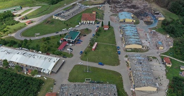 Sakarya&#039;da havai fişek fabrikası bölgesindeki çalışmalar tamamlandı