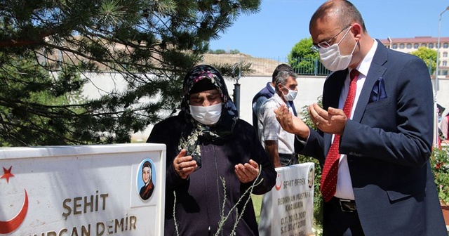 Şehit Bedirhan bebek ve annesi anıldı