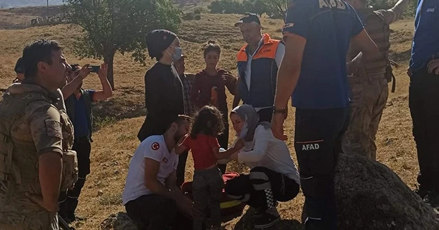 Siirt’te 3 yaşındaki kayıp kız ağaçlık alanda bulundu