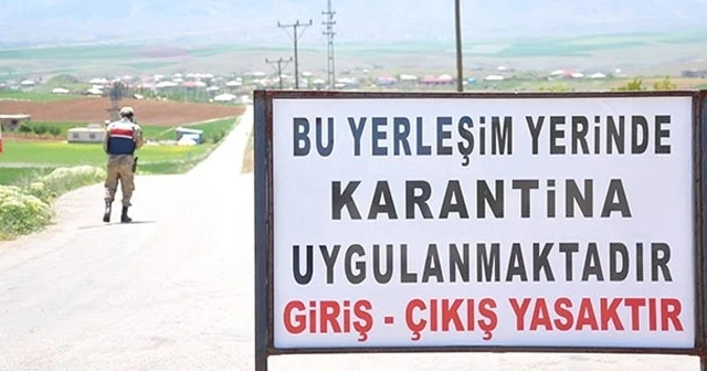 Sivas’ta 2 köy karantinaya alındı
