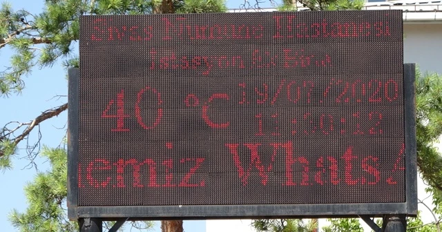 Sivas’ta termometreler 40 dereceyi gösterdi