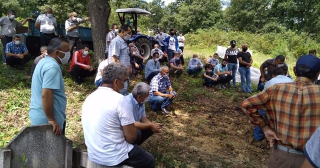 Talihsiz adam gözyaşları arasında defnedildi