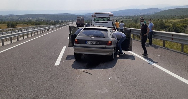 Tavşanlı&#039;da trafik kazası: 2 yaralı