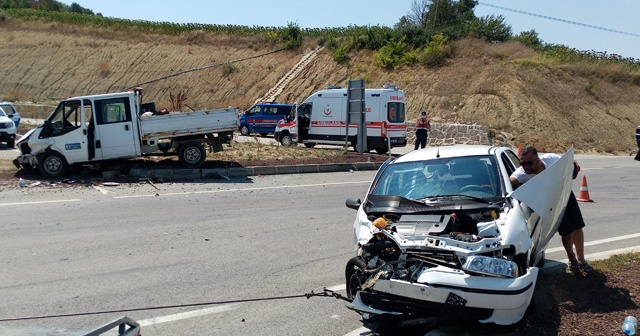 Tekirdağ’da trafik kazası: 3 yaralı