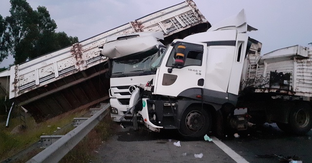 TEM&#039;de trafik kazası: 1 yaralı