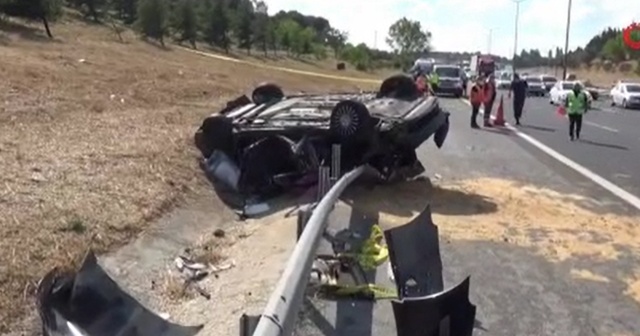 TEM otoyolunda kaza: 1 ölü, 3 yaralı