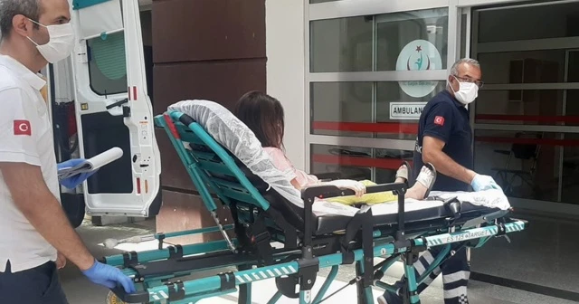 Üzerine dolap düşen çocuk yaralandı