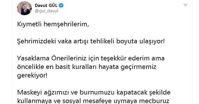 Vali sosyal medyadan ‘tehlikeli boyuta ulaştı’ diyerek uyardı