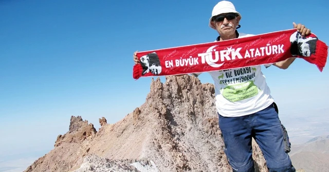 'Süper Dede' 74 yaşında 90 kez zirve yaptı