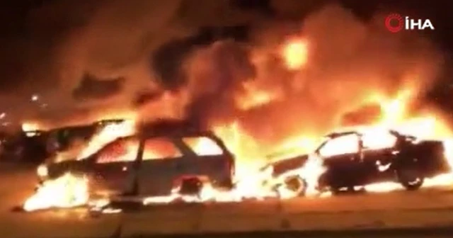 ABD’de Blake protestosunda onlarca araç ateşe verildi