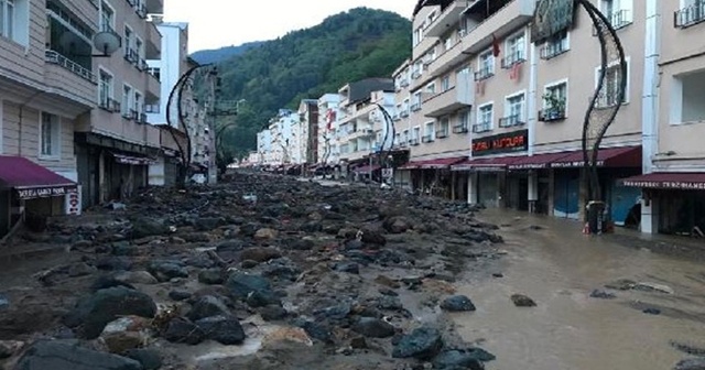 AFAD: Giresun'da 7 ilçede sel, heyelan ve su baskınları meydana gelmiştir