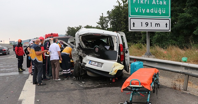 Anadolu Otoyolu'nda trafik kazası