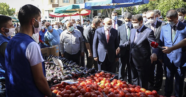 Ankara Valisi Vasip Şahin, Kovid-19 tedbirlerini denetledi