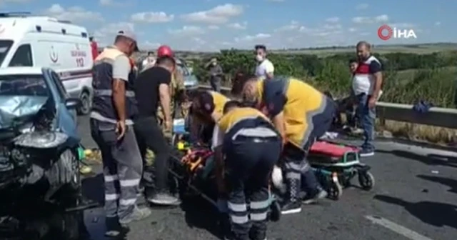 Arnavutköy’de feci kaza: 4’ü çocuk 7 kişi yaralandı