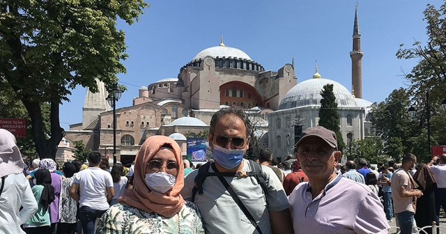 Ayasofya-i Kebir Cami-i Şerifi&#039;ne Kurban Bayramı&#039;nın 3. gününde de ilgi büyük