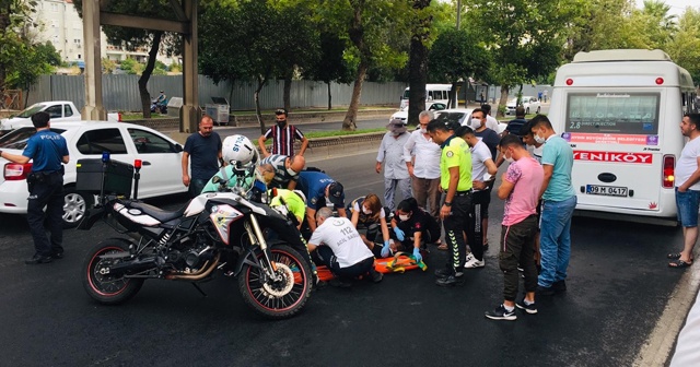 Aydın’da trafik kazası: 1 polis memuru yaralı