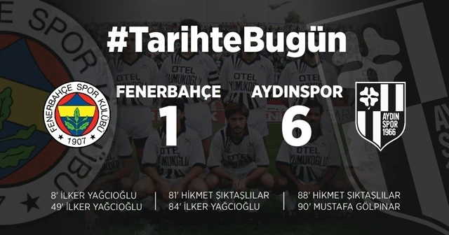 Aydınspor tarihi Fenerbahçe galibiyetini 30’uncu yıl dönümünde andı