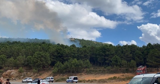 Aydos Ormanı&#039;nda korkutan yangın