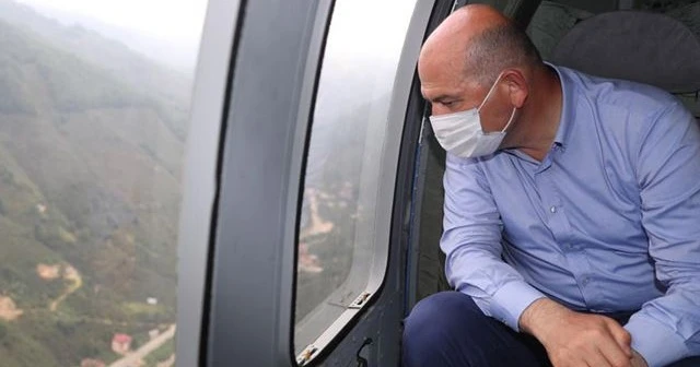 Bakan Soylu, Dereli ve Espiye'de incelemelerde bulundu