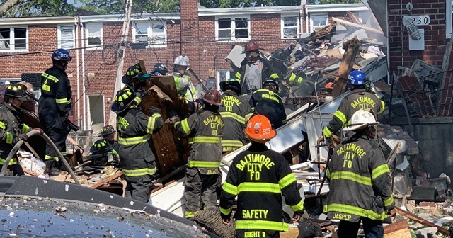 ABD2nin Baltimore kentinde doğal gaz patlaması: 1 ölü