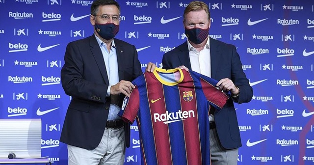 Barcelona Ronald Koeman&#039;ı tanıttı