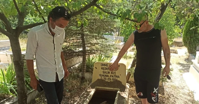 Başkent'te mezarlıkta sır dolu olay