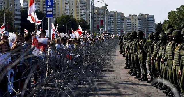 Belarus'taki gösterilerde 173 kişi gözaltına alındı