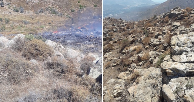 Bodrum&#039;da çıkan yangın kısa sürede söndürüldü