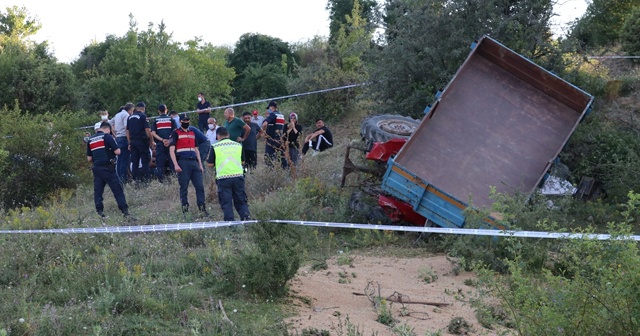 Bolu&#039;da 13 yaşındaki çocuğun kullandığı traktör devrildi: 1 ölü, 1 yaralı