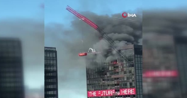 Brüksel&#039;de Dünya Ticaret Örgütü binasında yangın