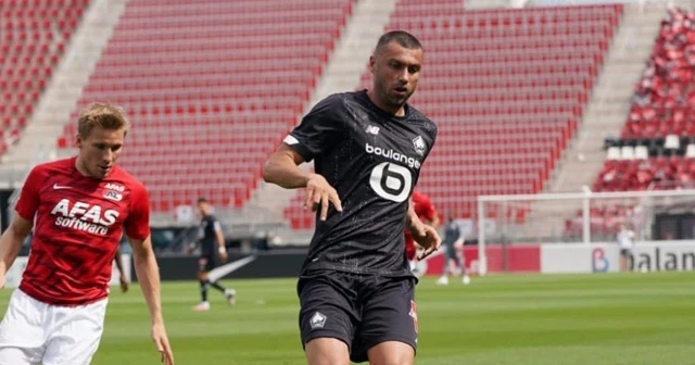 Burak Yılmaz, Lille'de ilk maçına çıktı