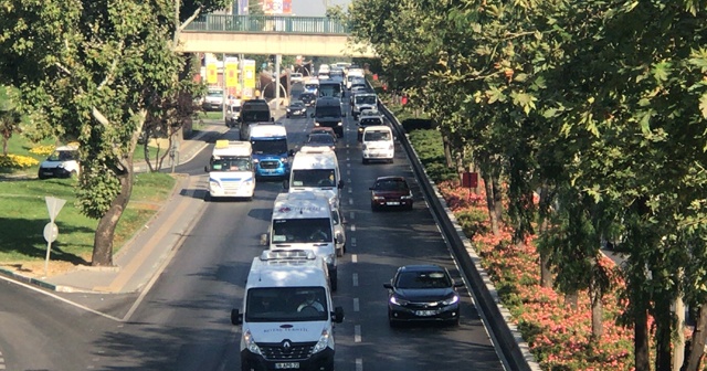 Bursa’da dört günlük tatilin ardından trafikte yoğunluk başladı