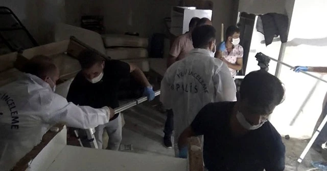 Cani damat boğduktan sonra üzerine beton dökmüş