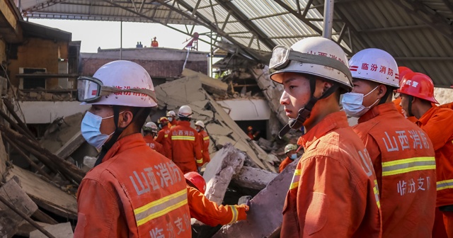 Çin&#039;de çöken restoranda ölü sayısı 29’a yükseldi