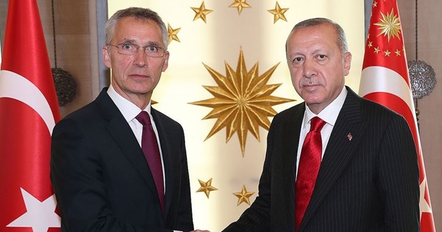 Cumhurbaşkanı Erdoğan, Stoltenberg ile Doğu Akdeniz&#039;i görüştü