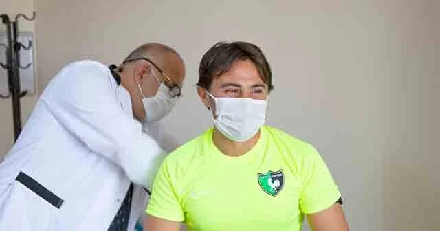 Denizlisporlu futbolcular sağlık kontrolünden geçti