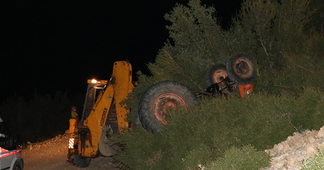 Devrilen traktörün altında kalan sürücü hayatını kaybetti